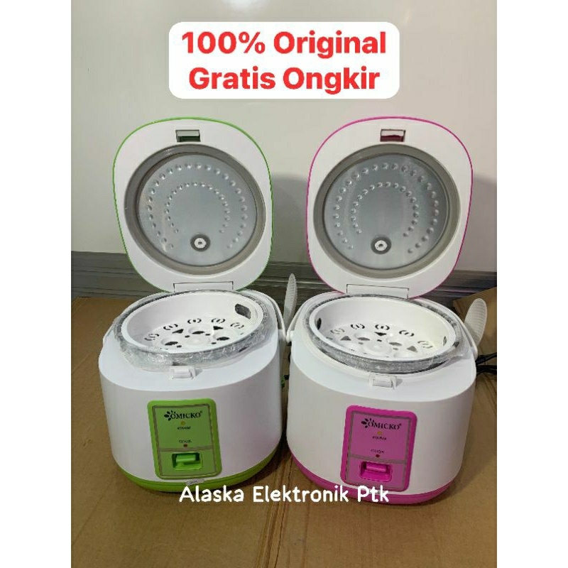 Terbaru Magicom Mini 1,2Liter Omicko/Mejikom Mini Murah/Rice Cooker Murah Kecil Omicko 1,2Liter
