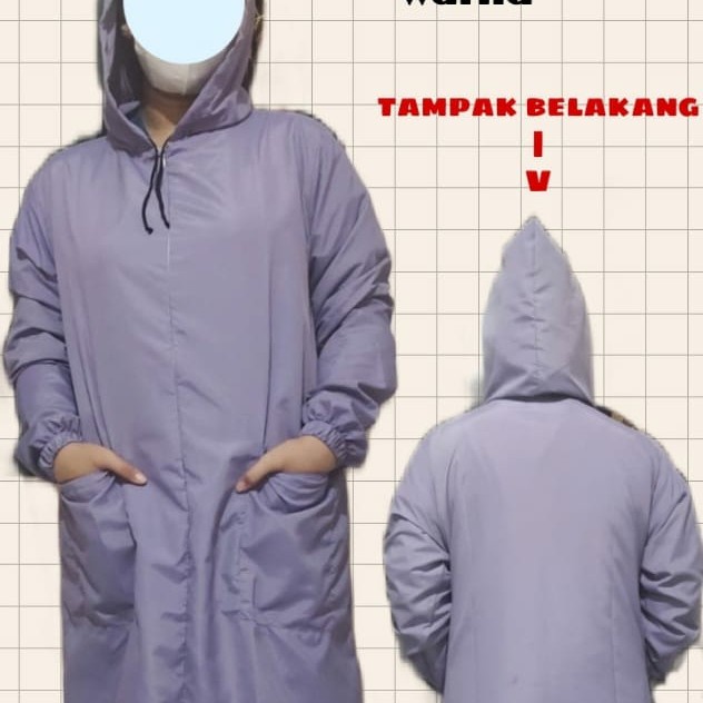 Ready hazmat APD baju pelindung diri/APD model gamis bahan mayer