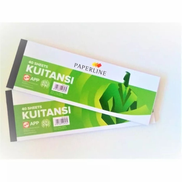

TERLARIS! Buku Kwitansi Besar Paperline 100 X 315mm 50 lembar (10 pcs)