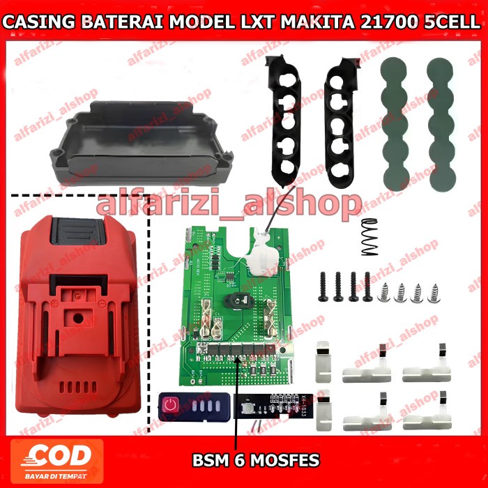 case / casing battery model lxt makita 21700 NEW