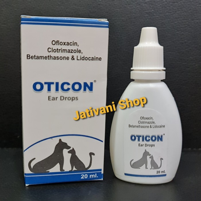 Ready OTICON Ear Drops 20ml. For Dog and Cat
