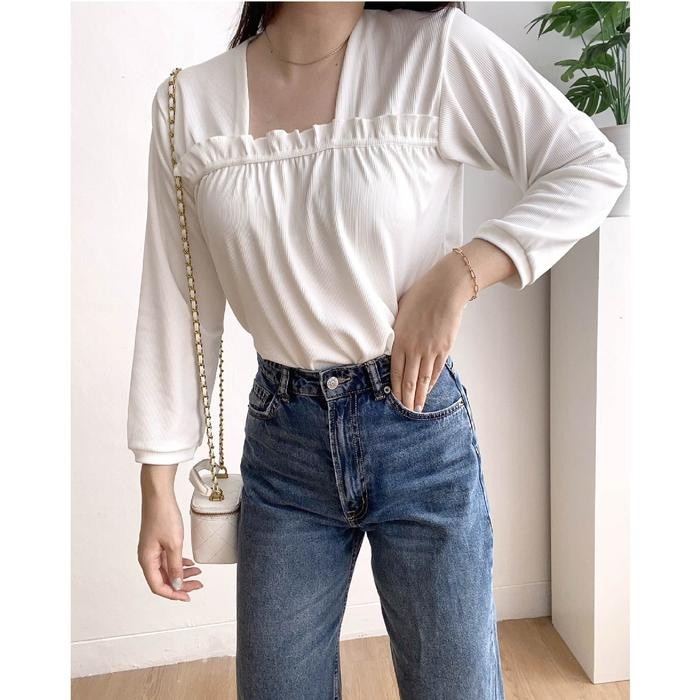 YUJIN TOP - Atasan Knit Wanita - Ohfficial