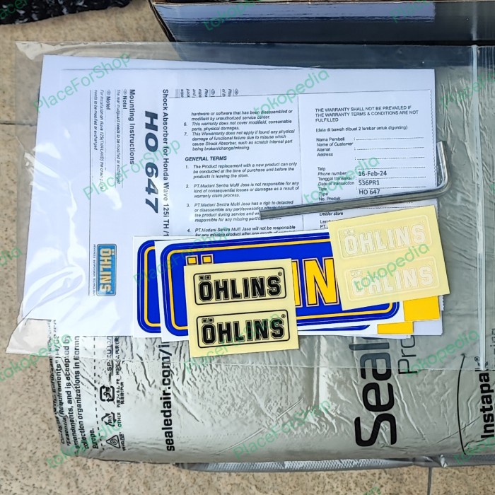 TOP SHOCK OHLINS YAMAHA RXKING RX-KING WAVE YAMAHA TIGER -