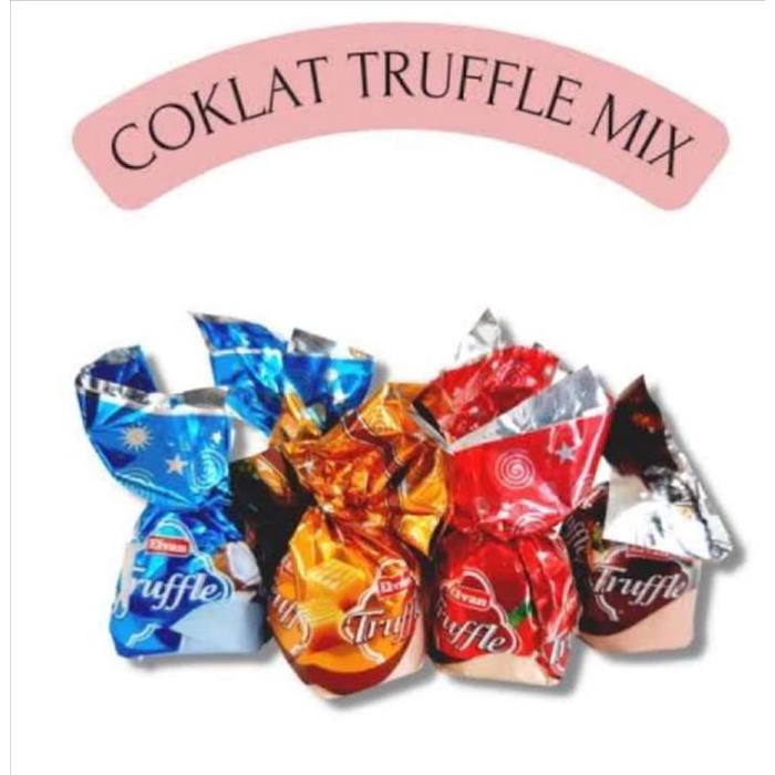 

BARANG TERLARIS Coklat Arab Truffle 1kg Coklat Elvan Truffle Turkey Mix / Assortment Best Quality