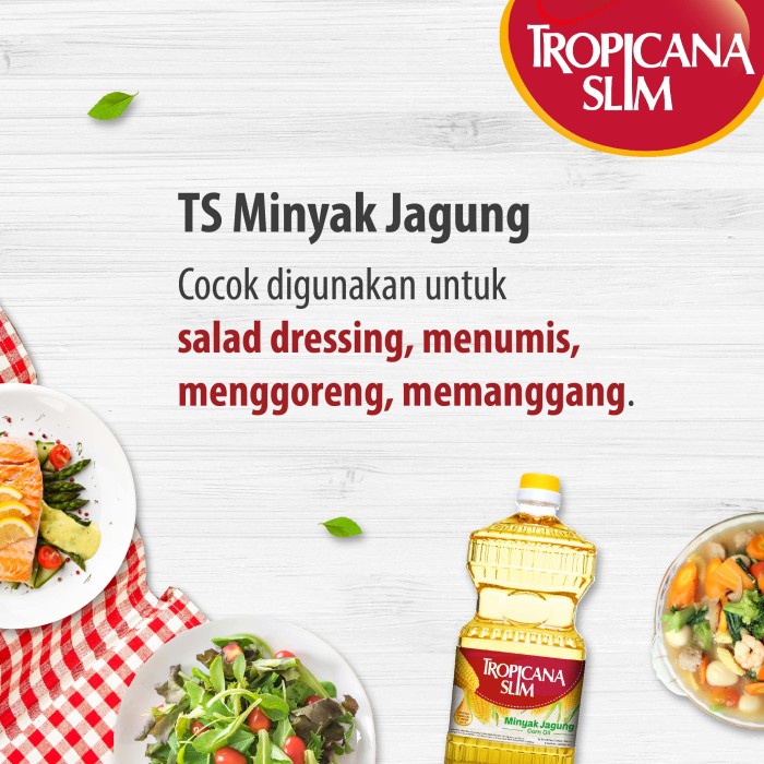 

BARANG TERLARIS Tropicana Slim Minyak Jagung 946ml (Botol)