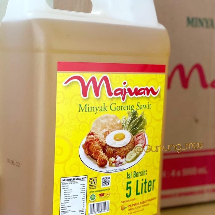 

BARANG TERLARIS Minyak Goreng Majuan 5 Liter Jerigen