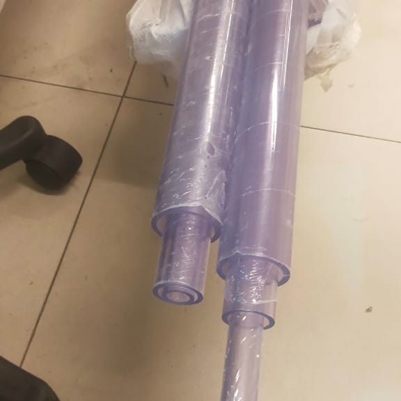 Pipa transparan Pvc ukuran 1/2" 3/4" 1" 1.1/4" 1./2" dan 2" inch / Pipa bening clear PVC Ansi SCH40