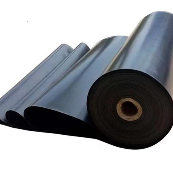 Terbaik Hdpe Geomembran Terpal Untuk Tambak Udang Dan Ikan Ketebalan 0.3Mm Dan Panjang 100 Meter