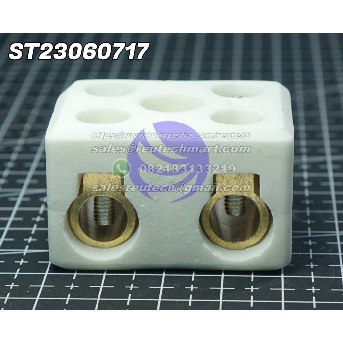 Terminal Block Keramik 150A Terminal Blok Keramik 2 Pole 150A