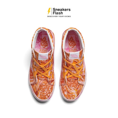 VANS Sk8 Hi 38 Dx Classics X Collina Strad Tie Dye Orange Sepatu Sneakers Unisex - VN0A5KRTBMC