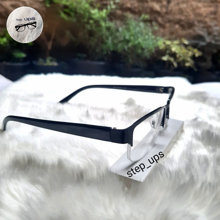 (TopSeller) kacamata baca plus anti radiasi type gantung frame besi pria wanita