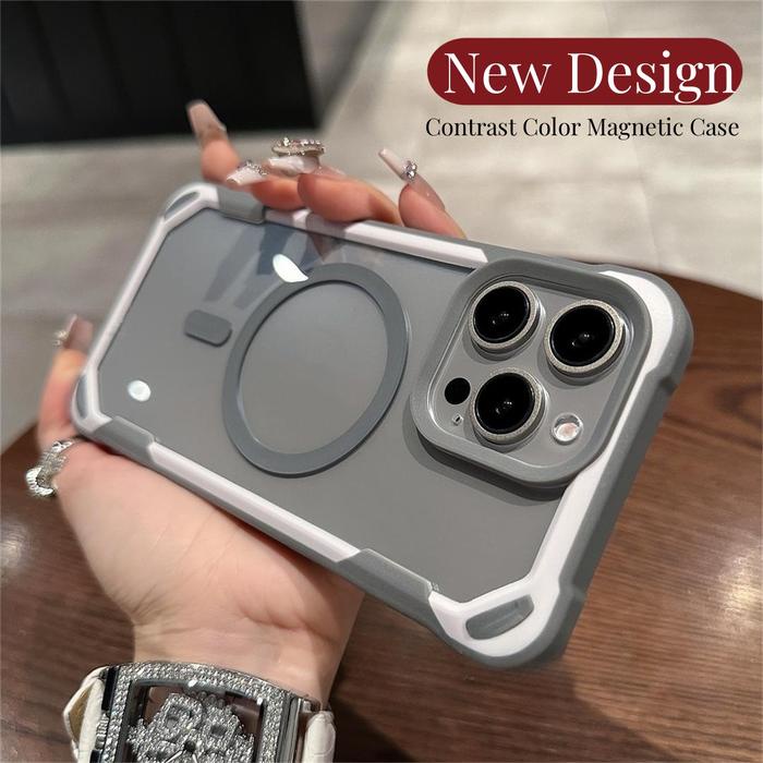 FOR MAGNETIC SHOCKPROOF BUMPER ARMOR PHONE CASE FOR IPHONE 15 14 13 12 11 PRO MAX 11PRO 15PRO HARD