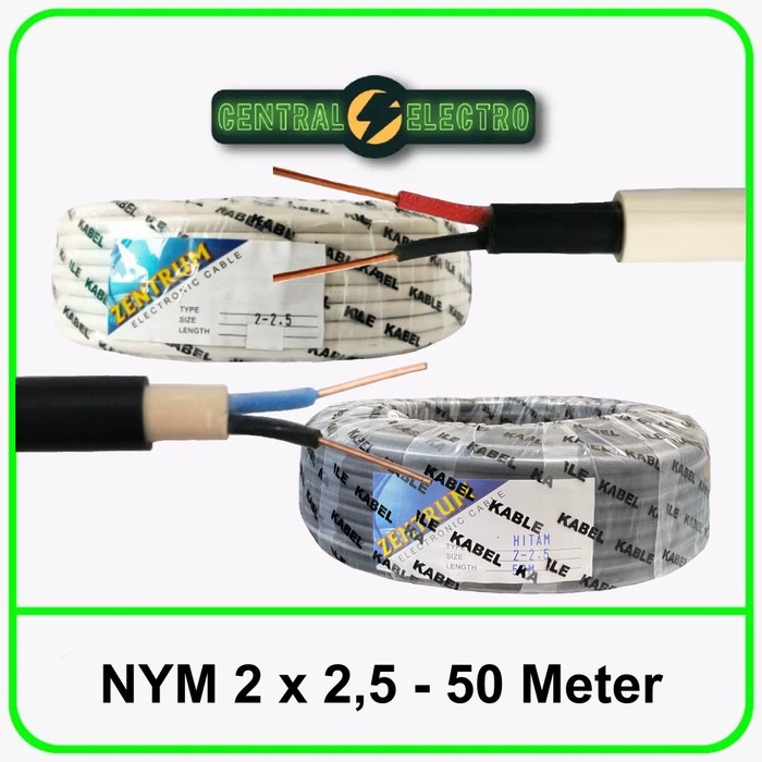Kabel Listrik Kawat NYM 2 x 2.5 (50 meter)