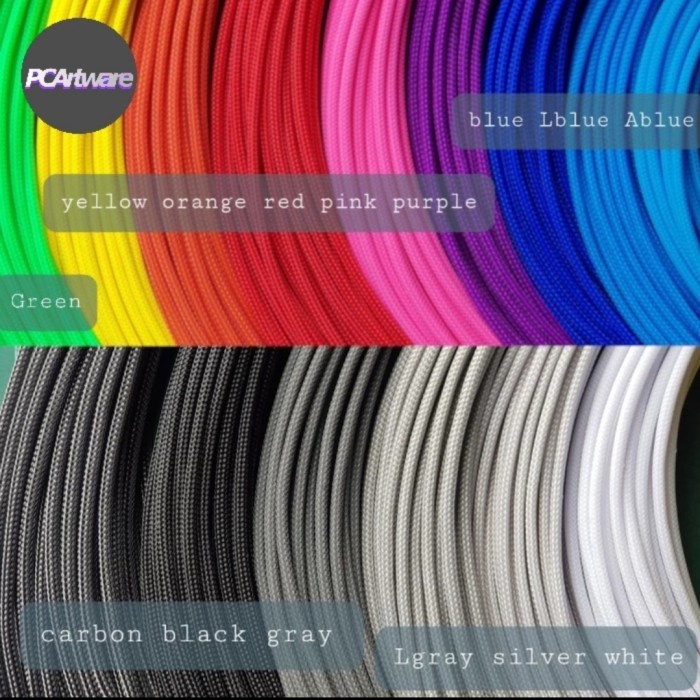 Ready Custom sleeve Modular PSU Cable