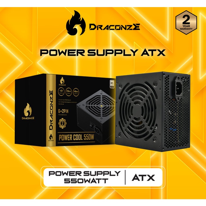Ready PSU 550WATT / POWER SUPPLY 550WATT / PSU DRACONZE POWER COOL 550WATT - ATX