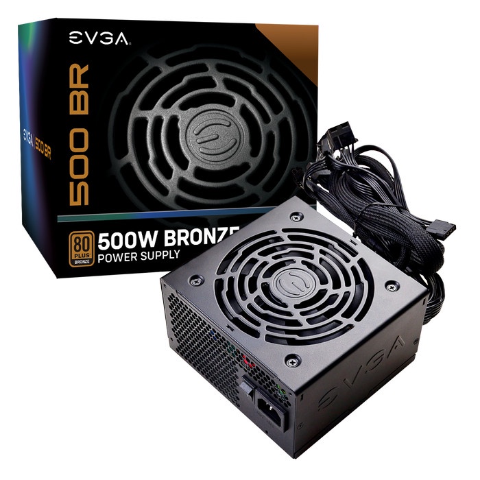 Ready Power Supply Evga 500BR 80+ Bronze 500 watt - Internal Power Supply