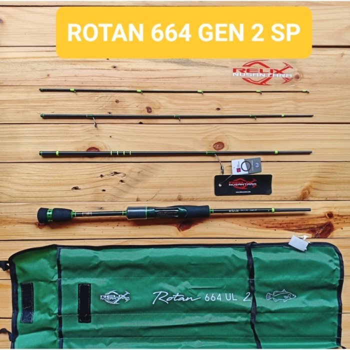PREMIUM Relix Nusantara Joran Rotan 664 GEN 2
