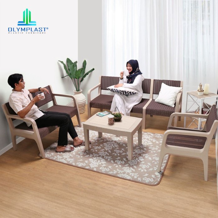 PREMIUM Sofa Olymplast Rotan 3-Seater/2-Seater/1-Seater