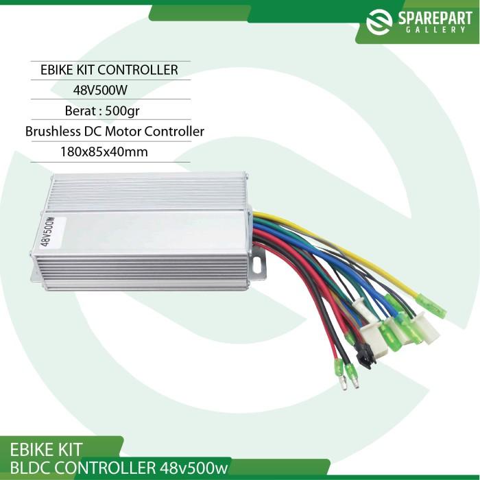 Best seller Controller ebike kit bldc 48v500w controller sepeda dan skuter listrik Terlaris