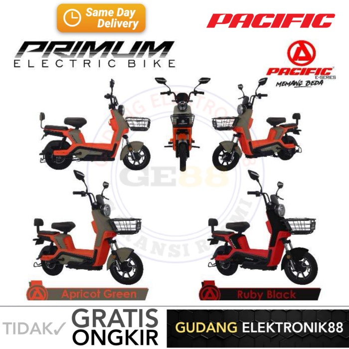 Best seller Sepeda Listrik Pasific Primum 650Wat #Dewasa#anak-anak By Pasific Murah Promo Gratis