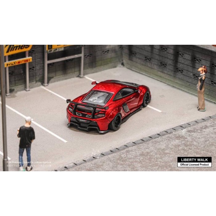 Star Model 1/64 LBWK McLaren MCL 650S Metallic Blue Red White Exclusive - Star Model 1/64 LBWK NSX