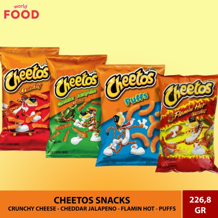 

CHEETOS CRUNCHY CHEESE SNACKS