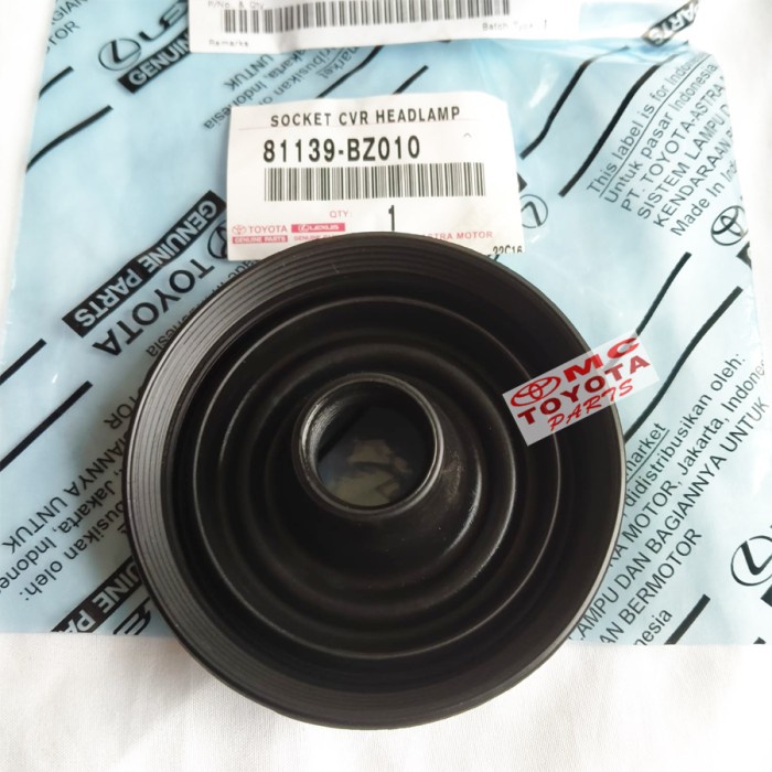 Karet Tutup Bohlam Lampu Depan Original Avanza Xenia Old 81139-Bz010 Kode 063