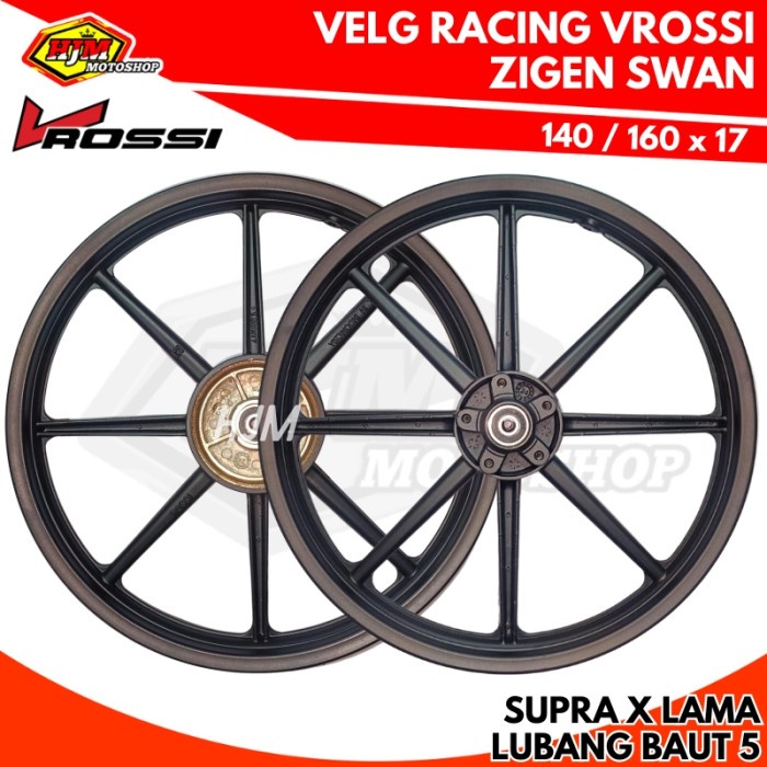 VELG RACING SUPRA X LAMA CAKRAM BAUT 5 VROSSI PALANG 8 ZIGEN SWAN