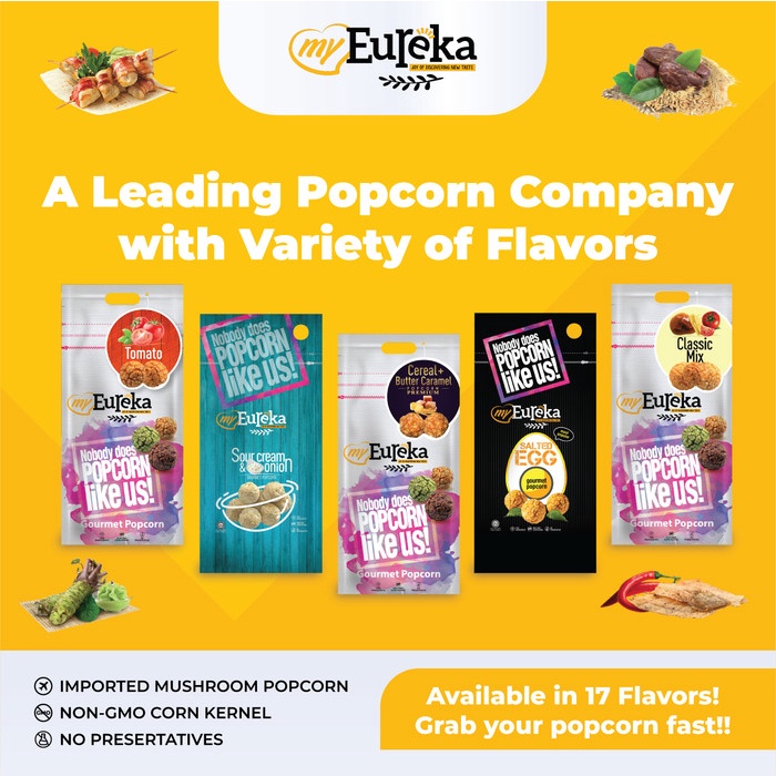

Eureka Popcorn ORIGINAL SEA SALT CAN 70gr