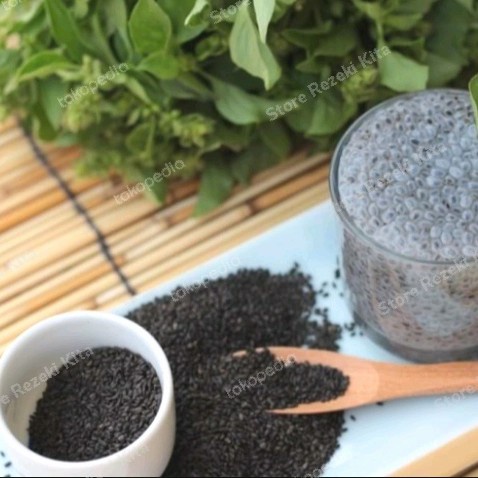 

Biji Selasih 1 kg Selasih Basil Seeds 1000 Gram