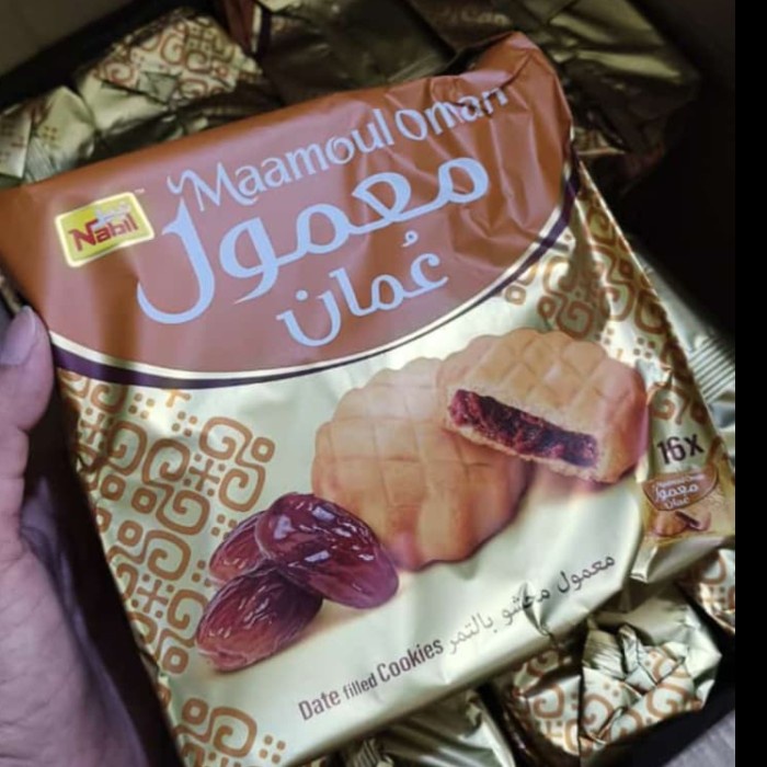 

0Maamoul Biskuit Arab Saudi Al Batal Mamoul Rasa Kurma isi 16 pcs