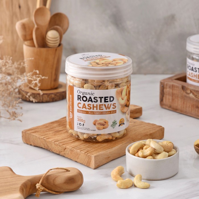 

Kacang Mede Premium Panggang Organik Renyah Oven Roasted Cashew Nut
