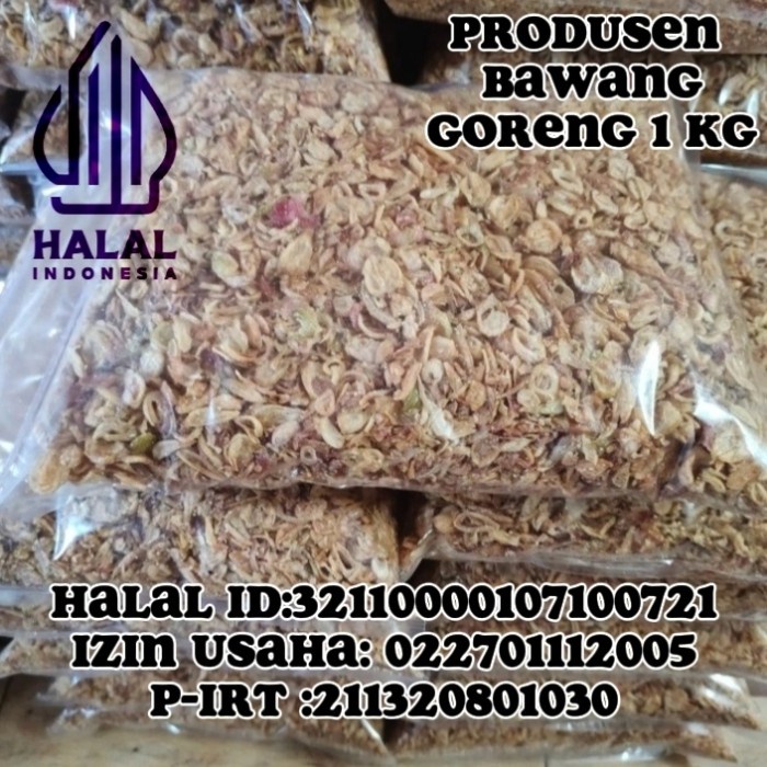 

bawang goreng Sumenep 1kg Asli Renyah
