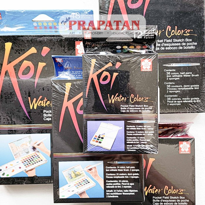 

TERLARIS Sakura Koi Watercolor Pocket Set Cat Air Set