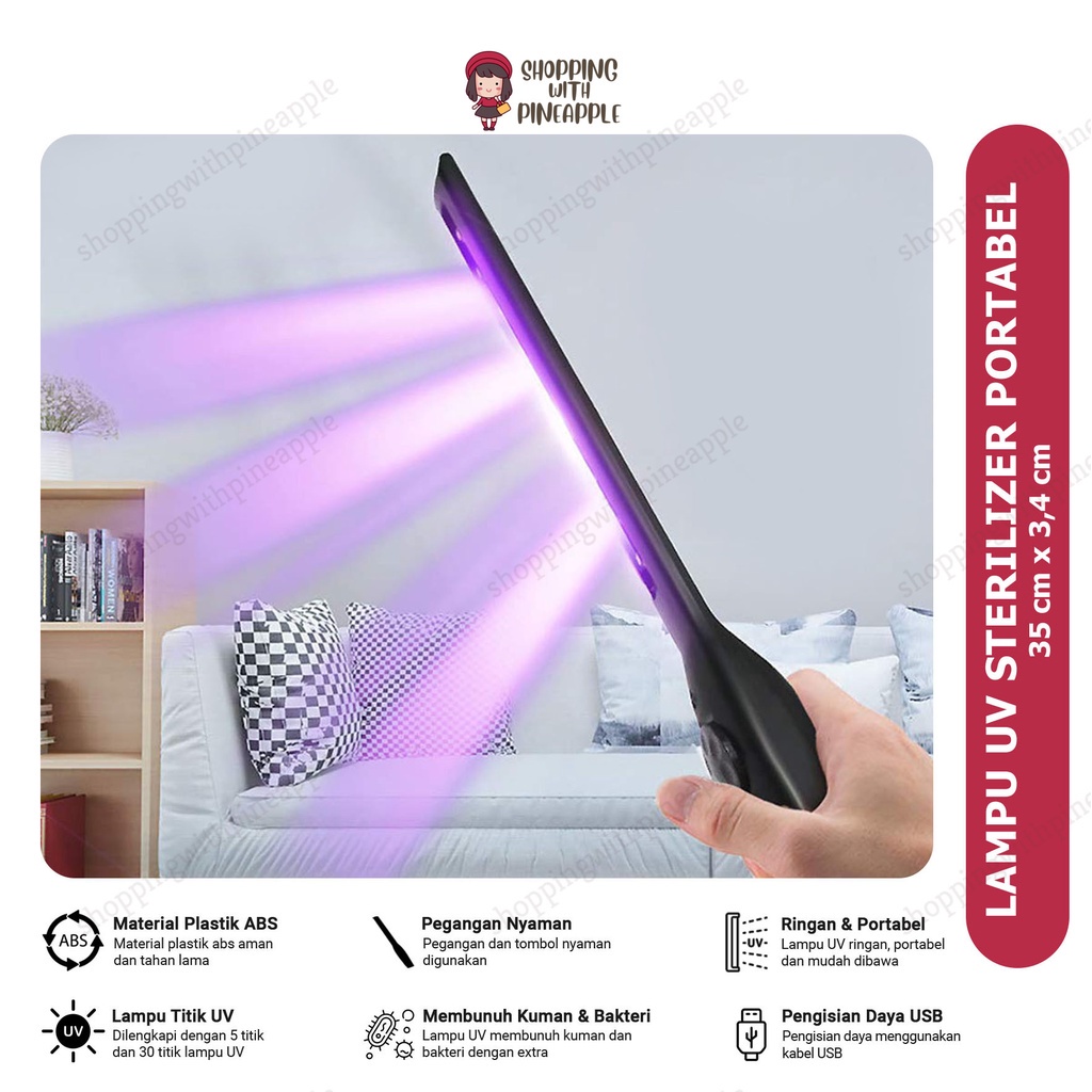 SWP - Lampu Uv Sterilizer / Lampu UV Portable -JuaraNyaProduct