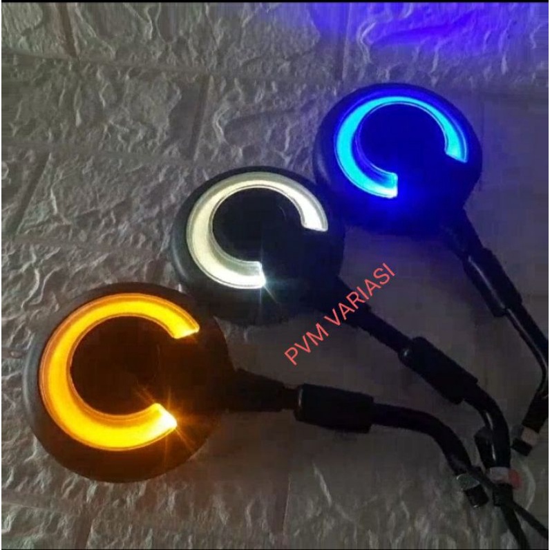 SPION BULAT LAMPU LED SCOOPY / SPION LED LAMPU SCOOPY BEAT VARIO PCX UNIVERSAL MOTOR HONDA