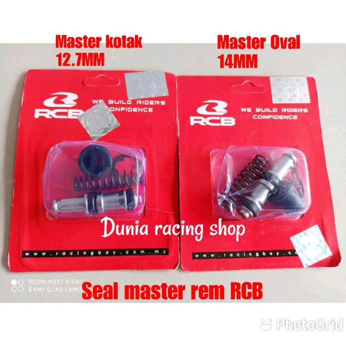 SEAL MASTER REM SIL MASTER REM MERK RCB UNTUK MASTER REM RCB OVAL 14MM KOTAK 14MM KOTAK 12.7MM