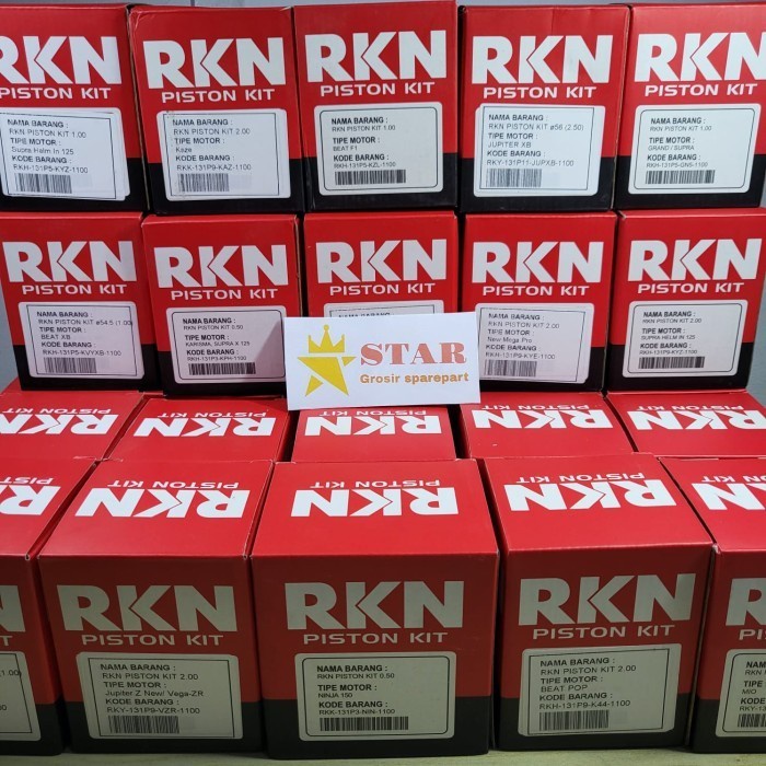 PISTON KIT JUPITER JUP XB DOME BIG BORE UP RIK RKN RIKEN