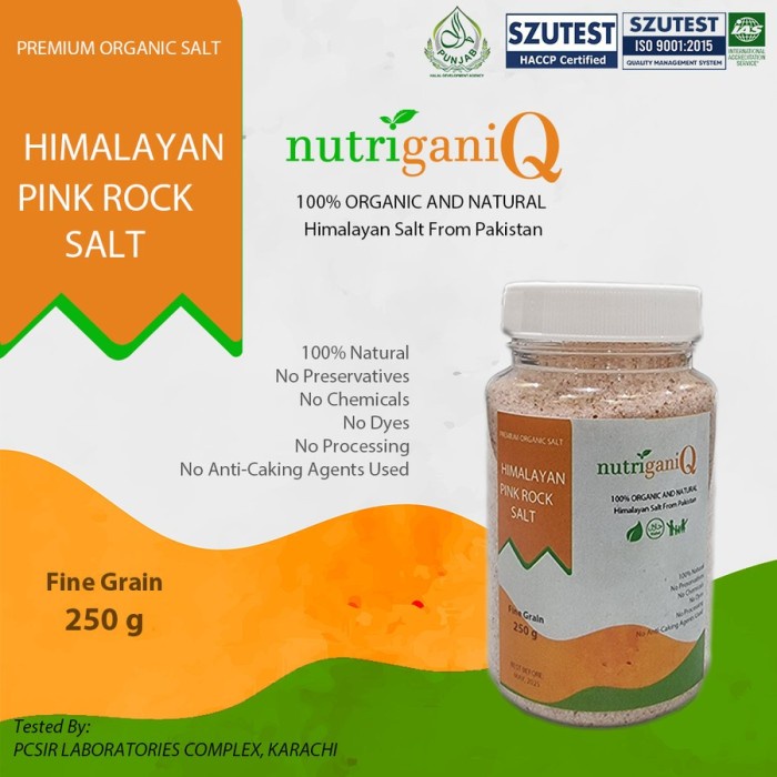 

Sale Terbatas Pure Himalayan Pink Salt Garam Organik 250 Gram Aman