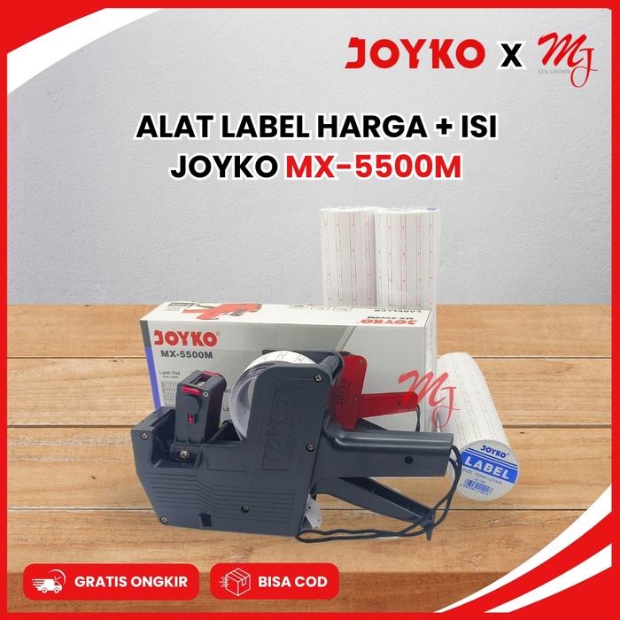 

Diskon Paket Hemat Label Harga Joyko Mx 5500 M + Kertas Label Harga Joyko 1 Lines Putih (10 Pcs)