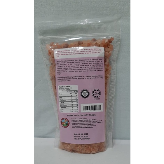 

Sale Terbatas Nature Quest - Himalayan Rock Salt Coarse - 500Gr Aman