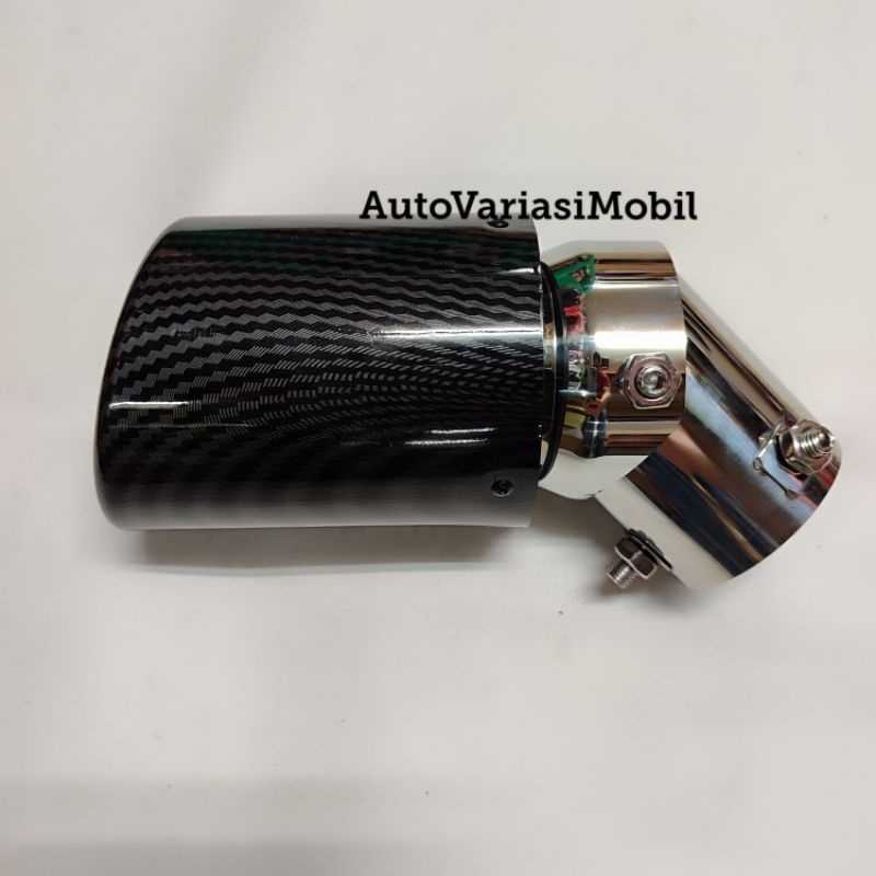 Mufler Fortuner - Innova Pajero Buntut Knalpot Cover Dekorasi Ujung Knalpot Mobil