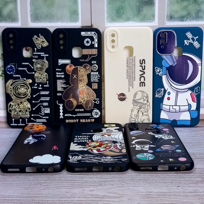 CASING VIVO 1817 1816 1814 1811 1807 CASE GAMBAR SPACE ASTRONOT VIVO Y