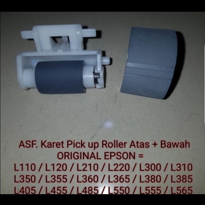 ASF Karet Roller Penarik Kertas Atas Bawah EPSON L110 L120 L210 L220 L300 NEW ORIGINAL