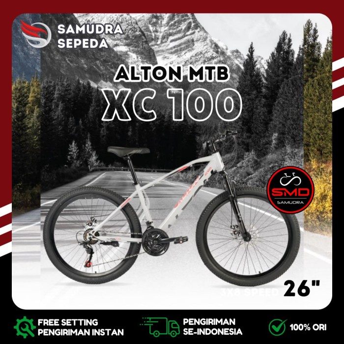 Sepeda Gunung MTB 26 Element Alton XC100 XC 100 Steel 7Sp Murah BDG