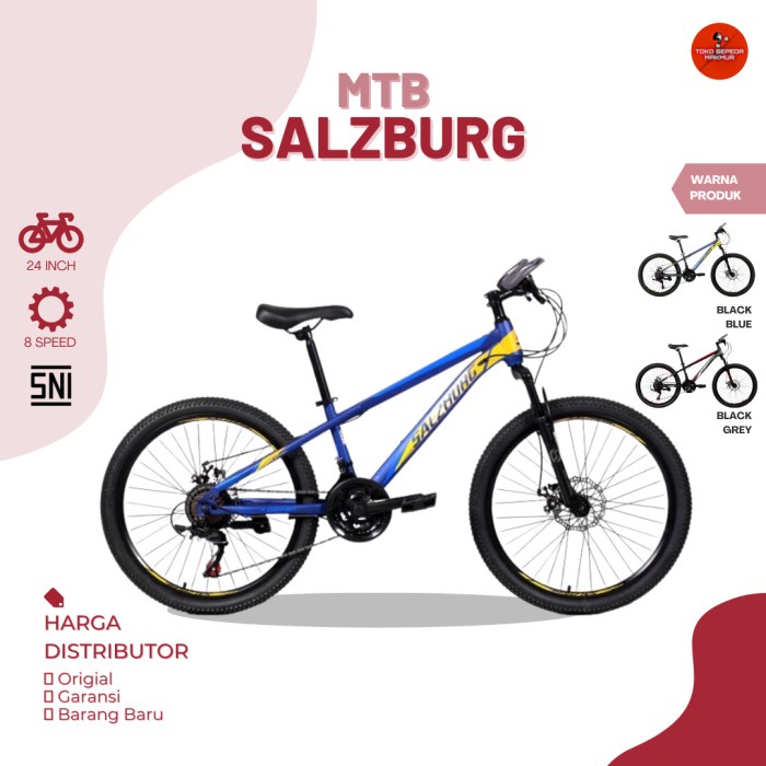 Sepeda Gunung MTB Salzburg 24 Inch