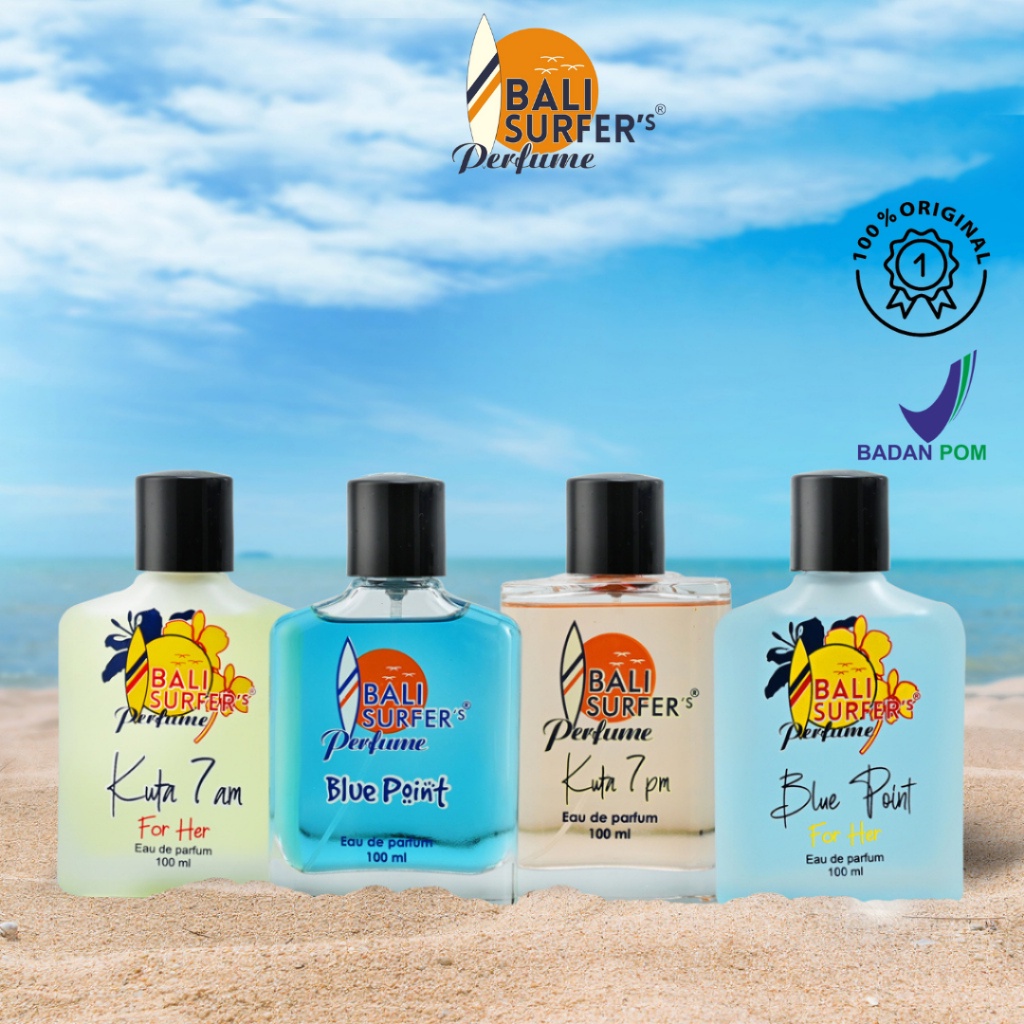 Bali Surfers Parfum Papan Selancar Blue Point Parfum Bali Surfer Blue Point BSP Blue Point Rose WE