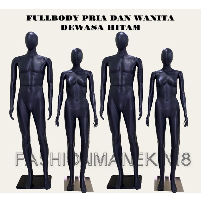 PATUNG MANEKIN FULLBODY PRIA WANITA DEWASA KEPALA ALIEN