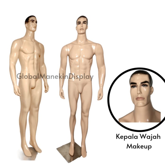JUAL RUGI Manekin Full Body Pria/Patung Full Body Cowok/Full Body Pria Kulit