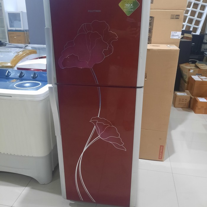 KULKAS 2 PINTU POLYTRON PRG 21BGR BEKAS